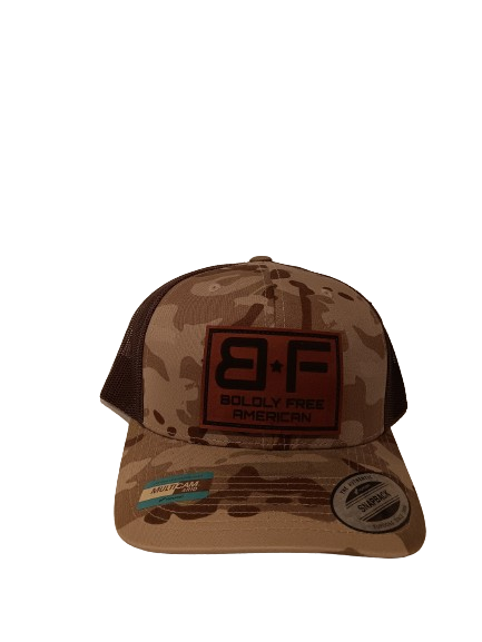 100% USA Leather Patriot Hat
