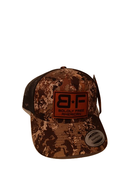 100% USA Leather Patriot Hat