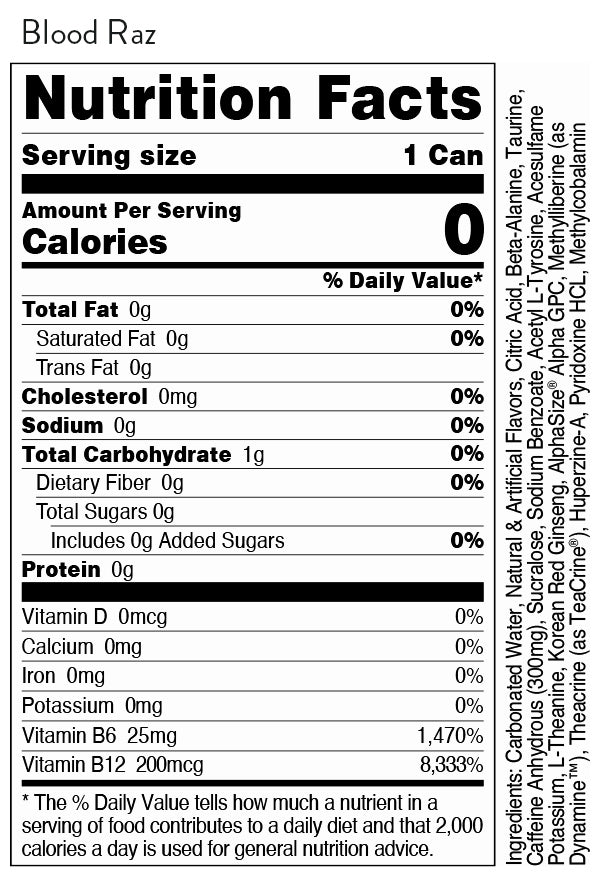 Bucked Up Energy Drinks Case of 12 — Boldly Free American ready-to-drink energy can — image 14