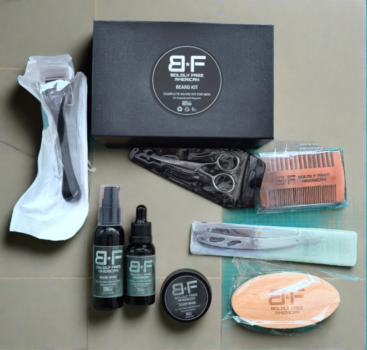 Beard Hair Growth & Shave Kit - The Ultimate Grooming Experience