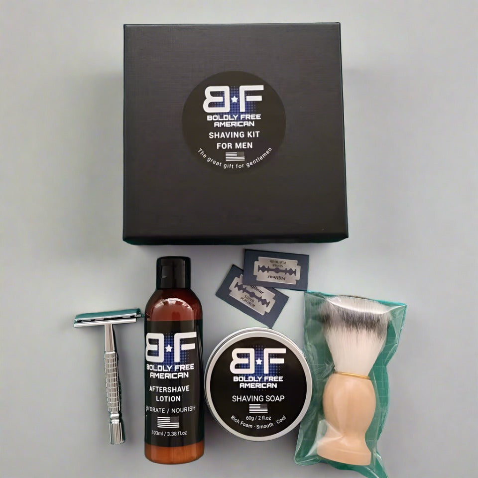 Boldly Free American Shave Kit