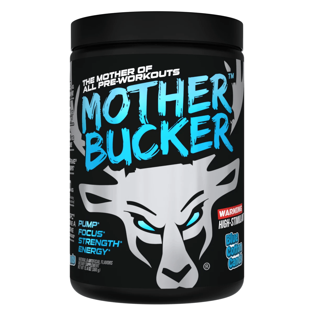 Mother Bucker Pre-Workout – Blue Cotton Candy Limited Edition