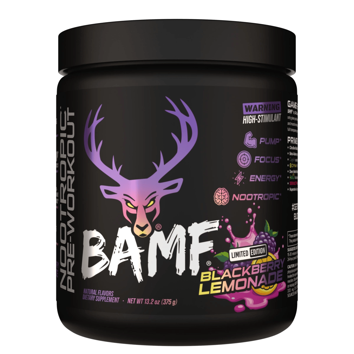 BAMF Limited Edition Pre-Workout – Blackberry Lemonade