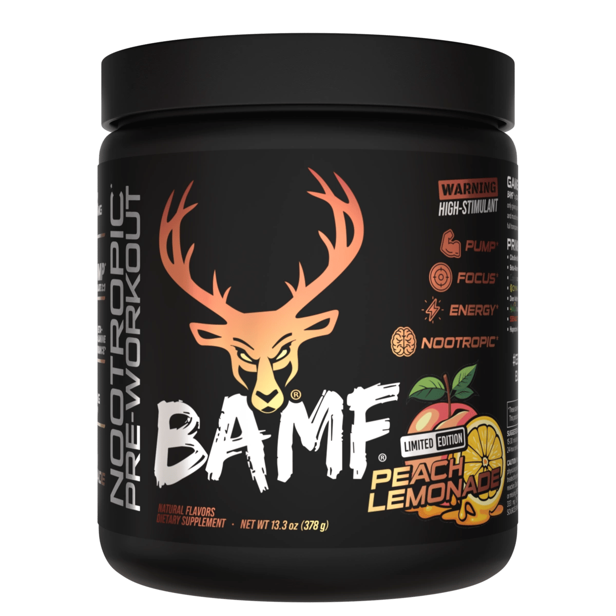BAMF Limited Edition Pre-Workout – Peach Lemonade