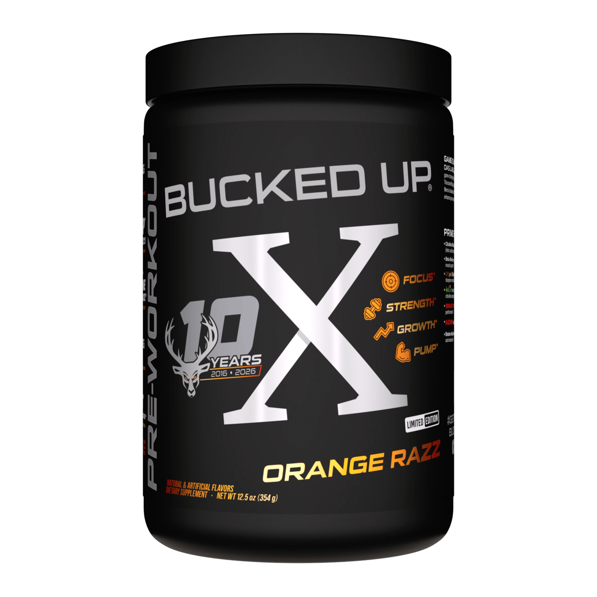 Anniversary X Pre-Workout – Orange Razz Limited Edition