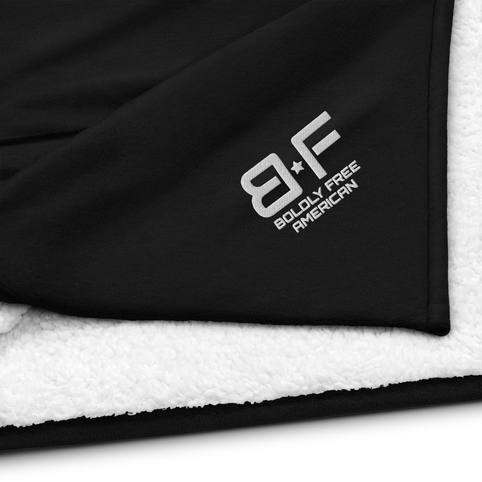 Boldly Free American Sherpa Blanket — a meaningful gift for veterans who served our country