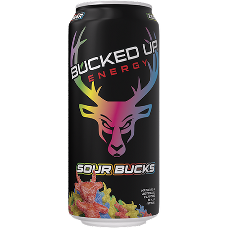 Bucked Up Energy Drinks Case of 12 — Boldly Free American ready-to-drink energy can — image 1