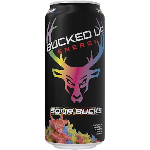 Bucked Up Energy Drinks Case of 12 — Boldly Free American ready-to-drink energy can — image 1