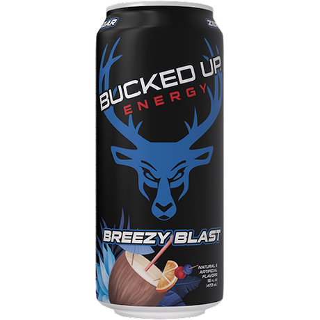 Bucked Up Energy Drinks Case of 12 — Boldly Free American ready-to-drink energy can — image 11