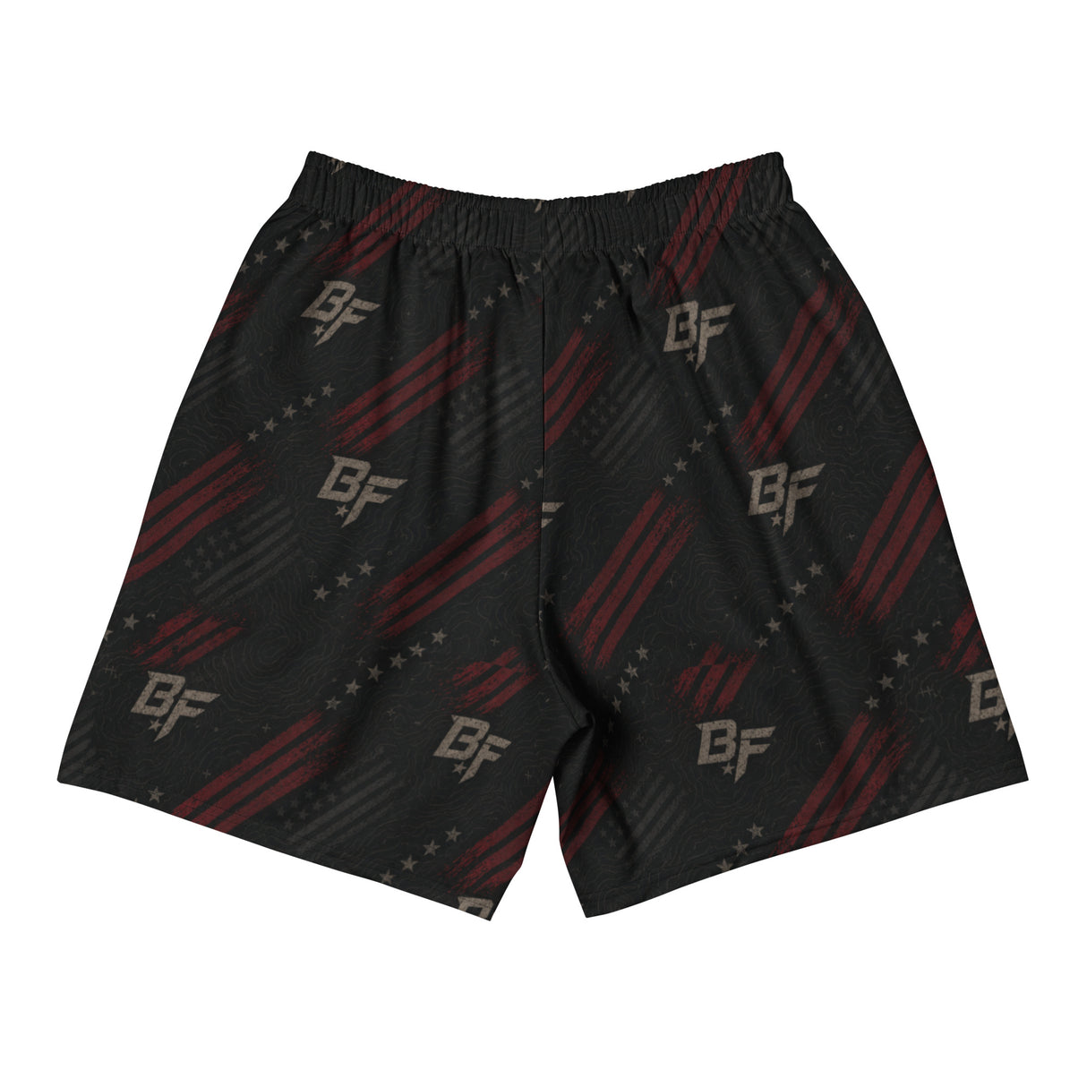 Patriot Recon Performance Shorts — back view tactical print
