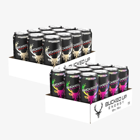 Bucked Up Energy Drink – Rocket Pop 12-Can Case