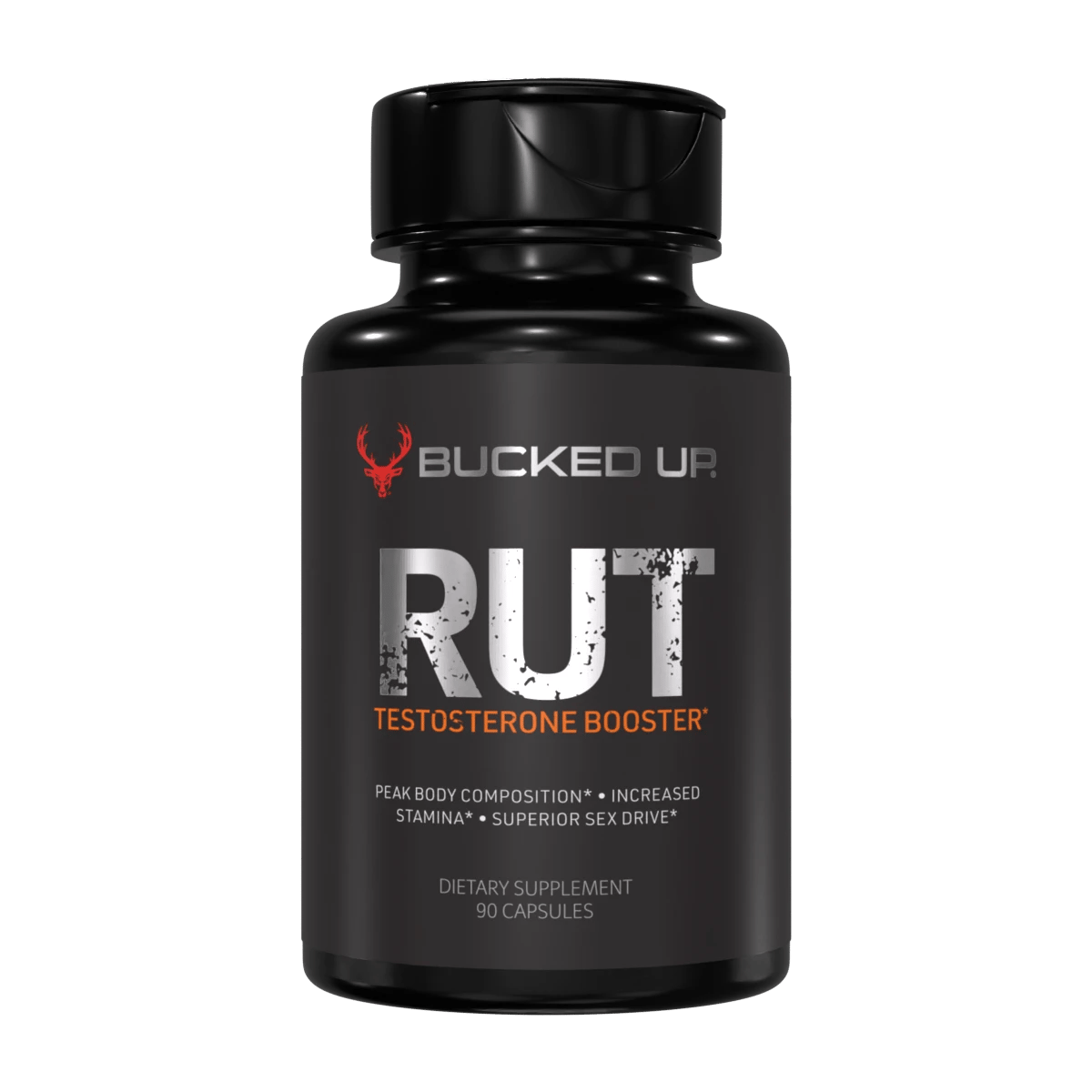 Rut Booster Testosterone Support — Boldly Free American men's supplement bottle front label