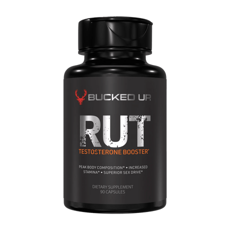 Rut Booster Testosterone Support — Boldly Free American men's supplement bottle front label