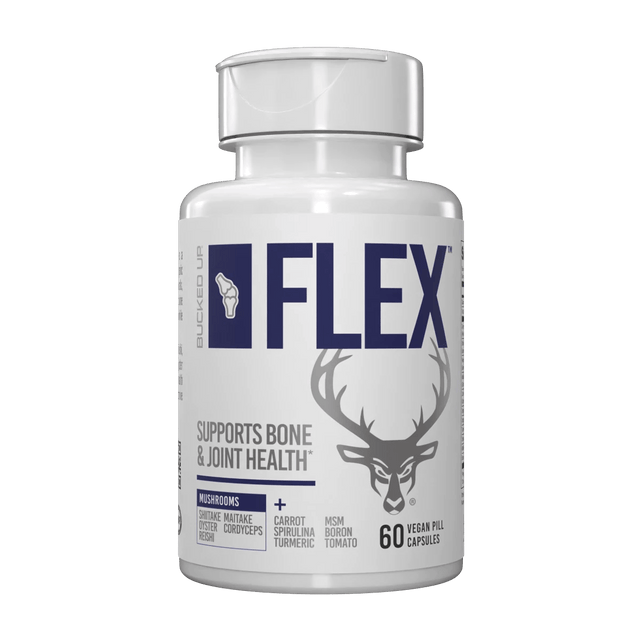 Bucked Up RAW Flex Bone and Joint Support — Boldly Free American joint supplement tub
