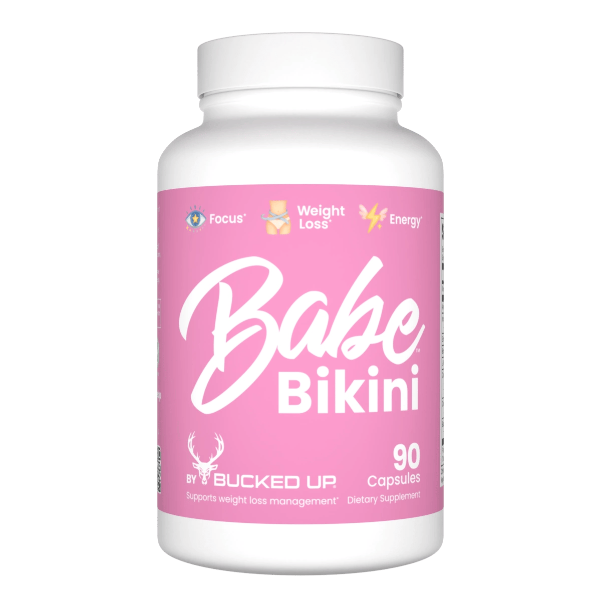 Babe Bikini — Boldly Free American women's lean muscle support supplement bottle