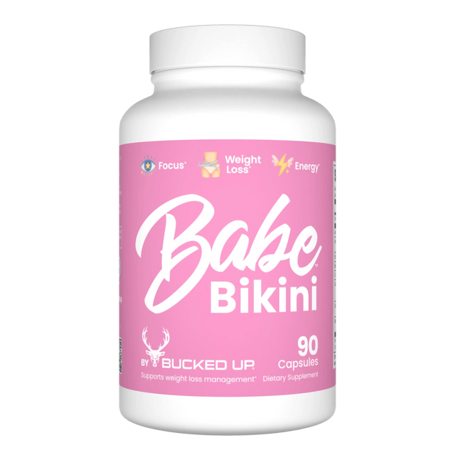Babe Bikini — Boldly Free American women's lean muscle support supplement bottle