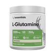 Bucked Up RAW L-Glutamine — Boldly Free American muscle recovery supplement tub