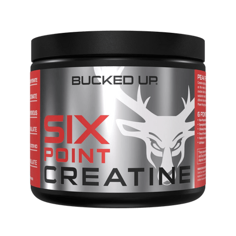 6 Point Creatine — Boldly Free American six-source creatine blend tub front label