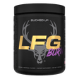 Bucked Up LFG Burn Razzle Dazzle — Boldly Free American fat burner tub front label