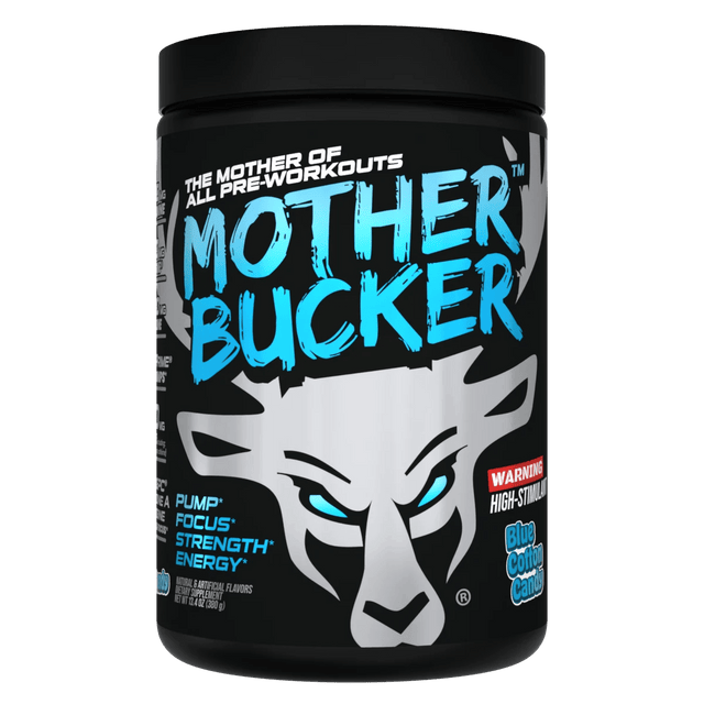Mother Bucker Pre-Workout – Blue Cotton Candy Limited Edition
