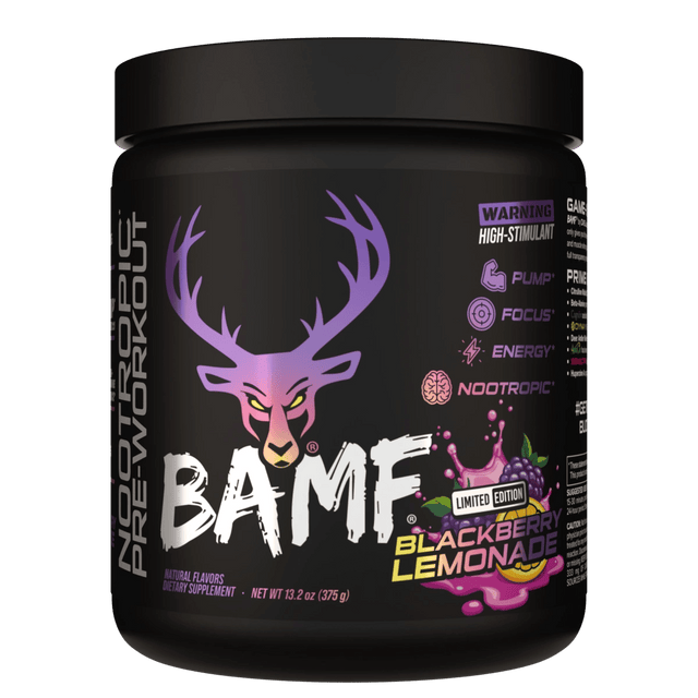 BAMF Limited Edition Pre-Workout – Blackberry Lemonade