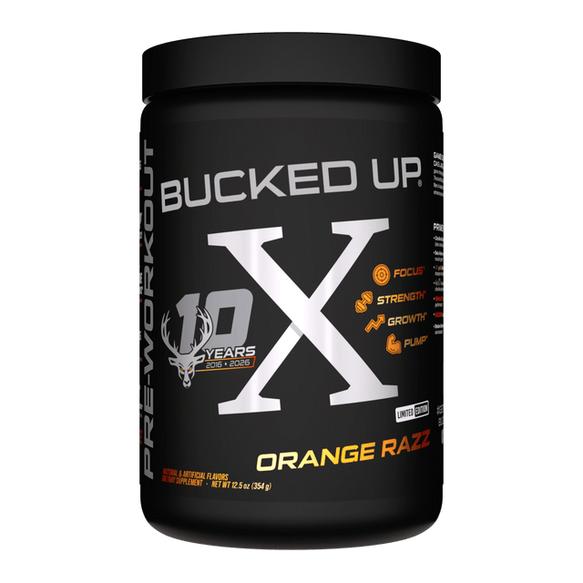 Anniversary X Pre-Workout – Orange Razz Limited Edition