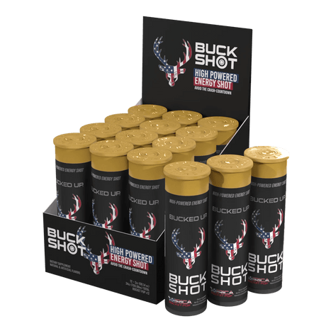 Buck Shot Energy Shot – Rocket Pop 2x12 Pack