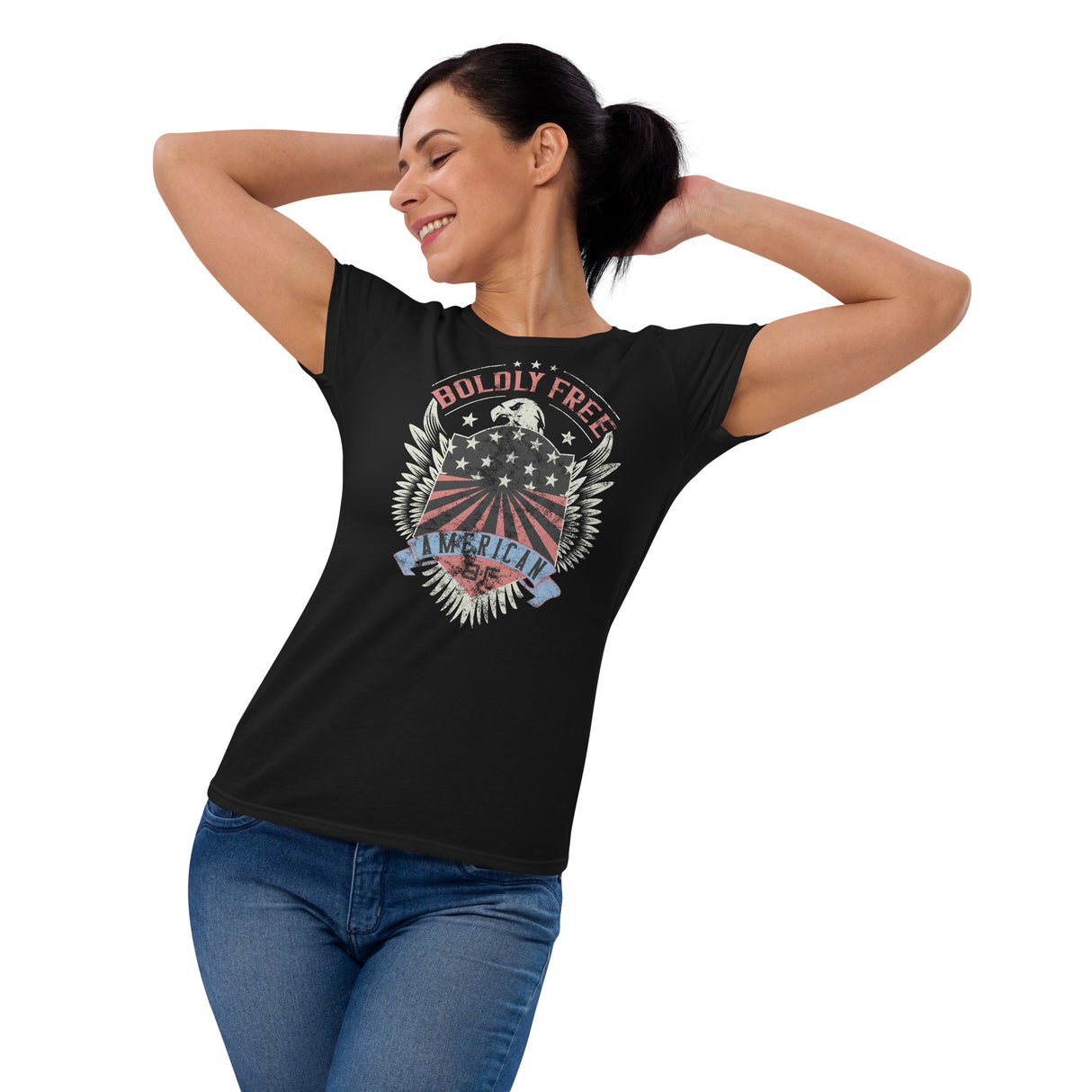 Women's Boldly Free Eagle T Shirt