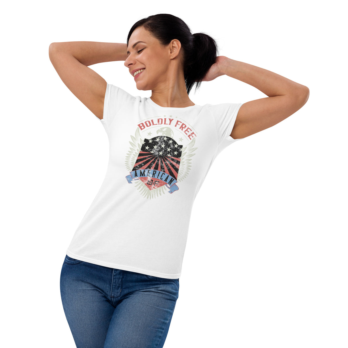 Women's Boldly Free Eagle T Shirt